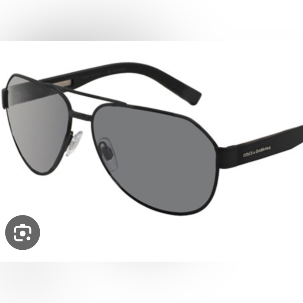 Authentic Dolce and Gabbana mirrored sunglasses with case